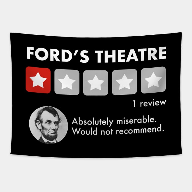 Ford's Theatre Review Tapestry by PopCultureShirts