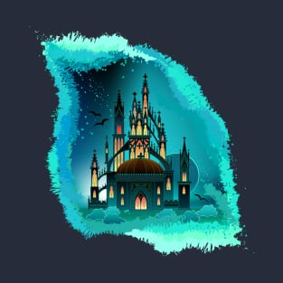 Fantasy fairyland gothic medieval kingdom. T-Shirt