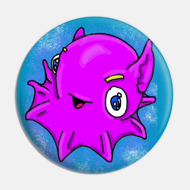 Cutiepie Octopus Pin by KatsMind