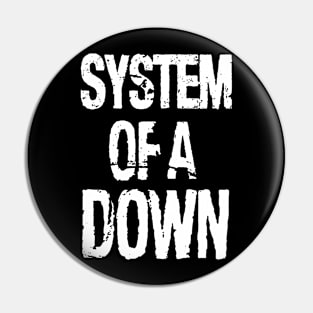 soad white logo Pin