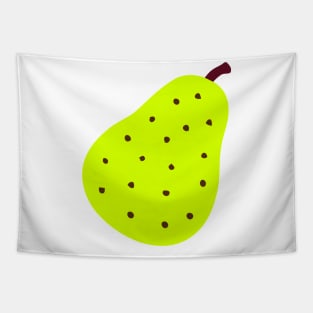 Pear Emoticon Tapestry