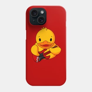 Rock Band Guitarist Rubber Duck Phone Case