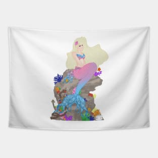 Cotton Candy Mermaid Tapestry