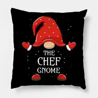 The Chef Gnome Matching Family Group Christmas Pajama Pillow