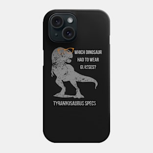 Funny Trex Joke Pun Design for kids Phone Case