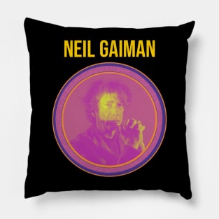 Retro Gaiman Pillow