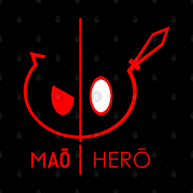 Maou | Hero Logo (red) by Maou.Hero