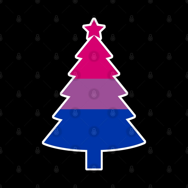 Christmas Tree LGBT Flag Bisexual by aaallsmiles