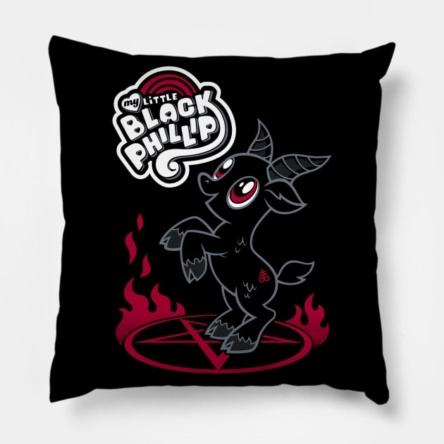 My Little Black Phillip Pillow by Nemons