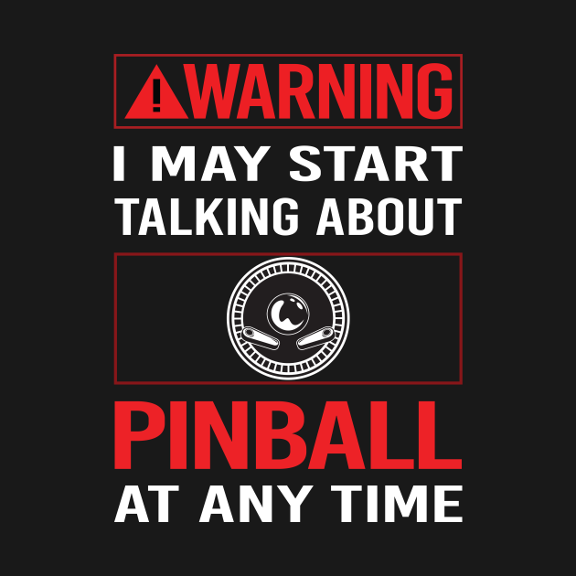 Discover Red Warning Pinball - Pinball - T-Shirt