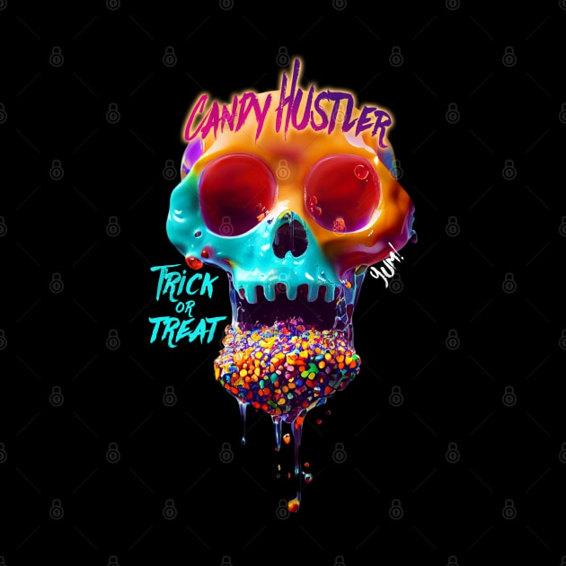 Candy Hustler - Trick or Treat - Candy Skull by Fresh! Printsss ™