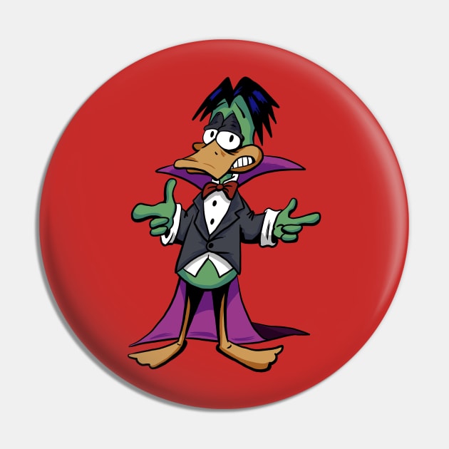 Count Duckula Pin by Black Snow Comics