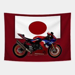 Japanese Motorcycle Honda CBR Fireblade Tapestry