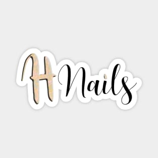 Hannah's Nails - Logo Magnet