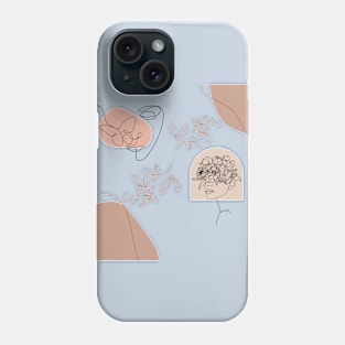 Me, You, Flower and Butterfly Phone Case