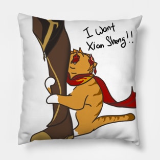 Childe Cat Meme Pillow