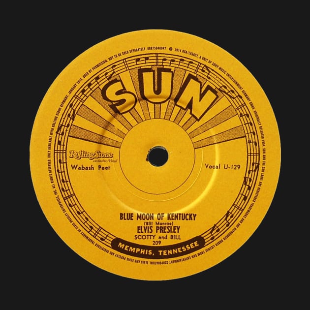 ELVIS PRESLEY- BLUE MOON OF KENTUCKY by The Jung Ones