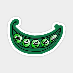 Happy, Healthy Peas in a Pod Doodle Magnet