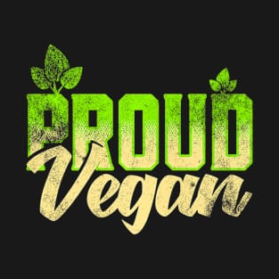 Proud Vegan Vegetarian Food I Am A Vegan T-Shirt