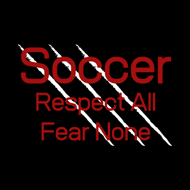 Soccer Fear None by Unusual Choices