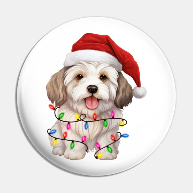 Christmas Dog Coton De Tulear Pin by Astramaze