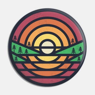 Sunset Pin