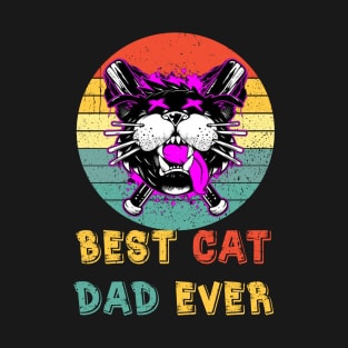 Best Cat Dad Ever Club T-Shirt