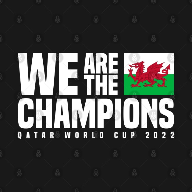 Qatar World Cup Champions 2022 - Wales by Den Vector