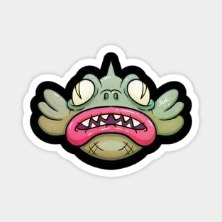 big lips lagoon monster Magnet