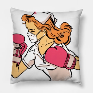 Boxing Nurse - Cool Profession Design Medicine Nurse Pillow