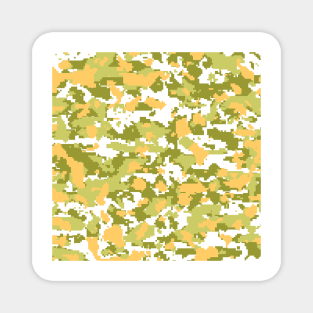 Olive White Digital Camouflage Magnet