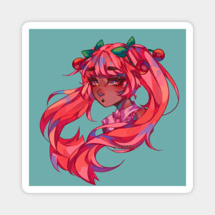 Cherry Miku Magnet