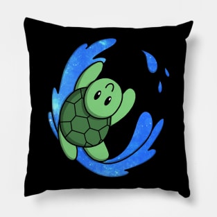 Turtle's Sparkly Wave Pillow