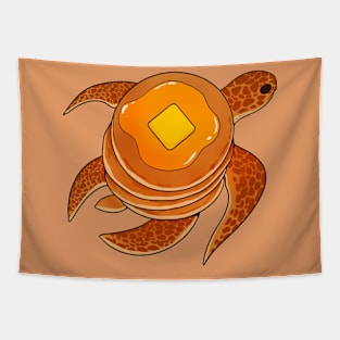 Cute Pancake Turtle Food Animal- C3 Tapestry