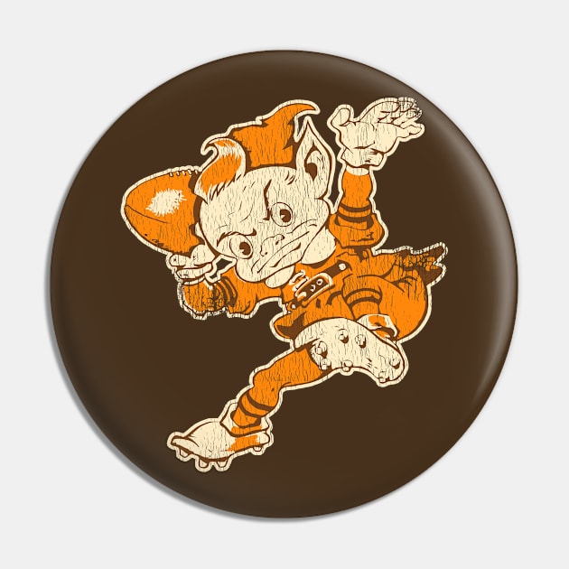 Brownie the Elf - Cleveland Browns - Pin