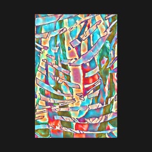 Primary colored abstract print T-Shirt