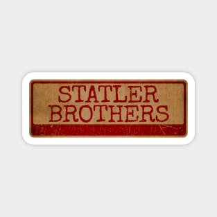 Typewriter - Statler Brothers Magnet