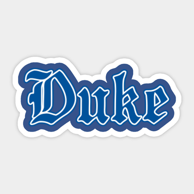 Duke Blue Devils Duke Blue Devils Sticker Teepublic