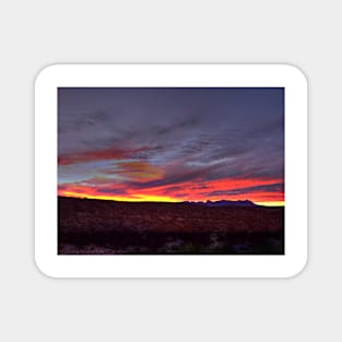 Big Bend Sunset3 Magnet