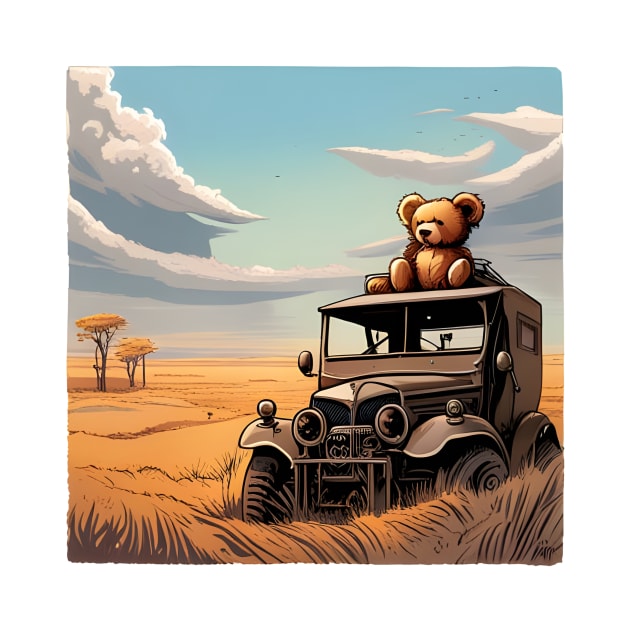 Teddy on Safari by Colin-Bentham