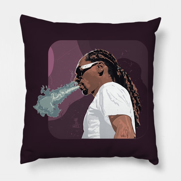 Snoop DO2G Pillow by Frajtgorski