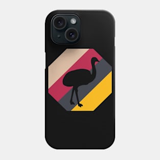 Emu farm wild bird motif Dromaius story Phone Case