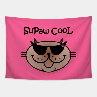 SuPaw CooL - siamese cat Tapestry