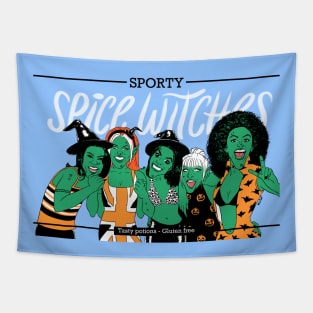 Sporty spice witch Tapestry