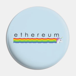 Ethereum unicorn Pin