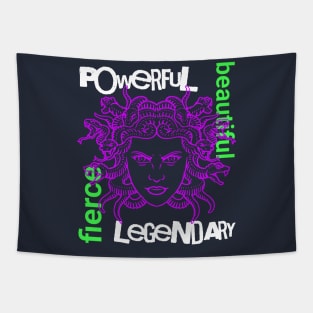 Women's Empowerment Medusa | Powerful, Fierce, Beautiful, Legendary Streetwear Tapestry