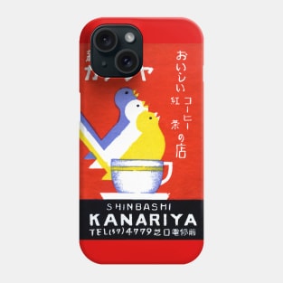 1930 Canary Tea Room Japan Phone Case