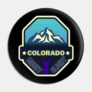 Colorado Mount Elbert Pin