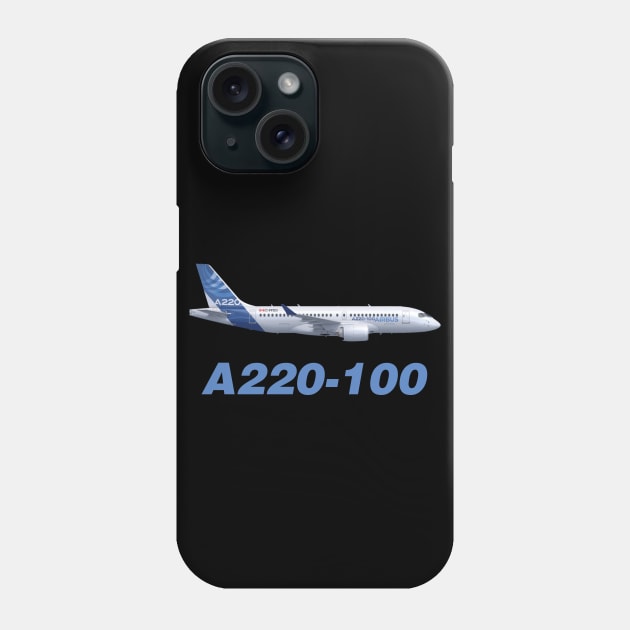 Airbus A220-100 Phone Case by Avion