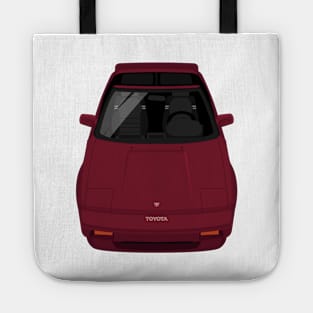 MR2 SC 1st gen W10 - Dark Red Tote